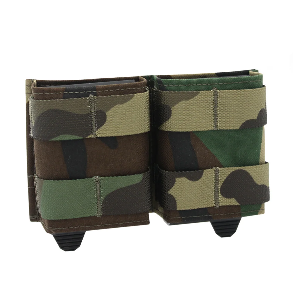 VULPO-bolsa táctica para Airsoft 5,56, bolsa para revistas estilo KYWI, Molle M4, portador doble Mag, equipo para caza y Paintball - imagen 5