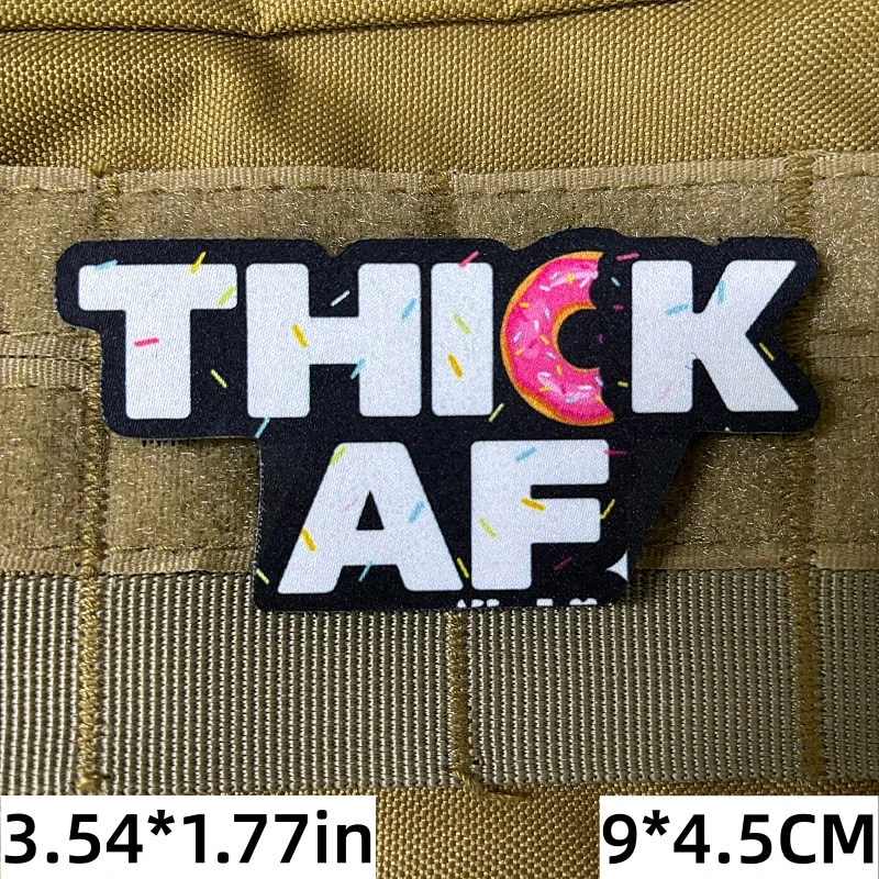 Donut Morale Parche táctico gancho-bucle adhesivo para mochila militar - imagen 2