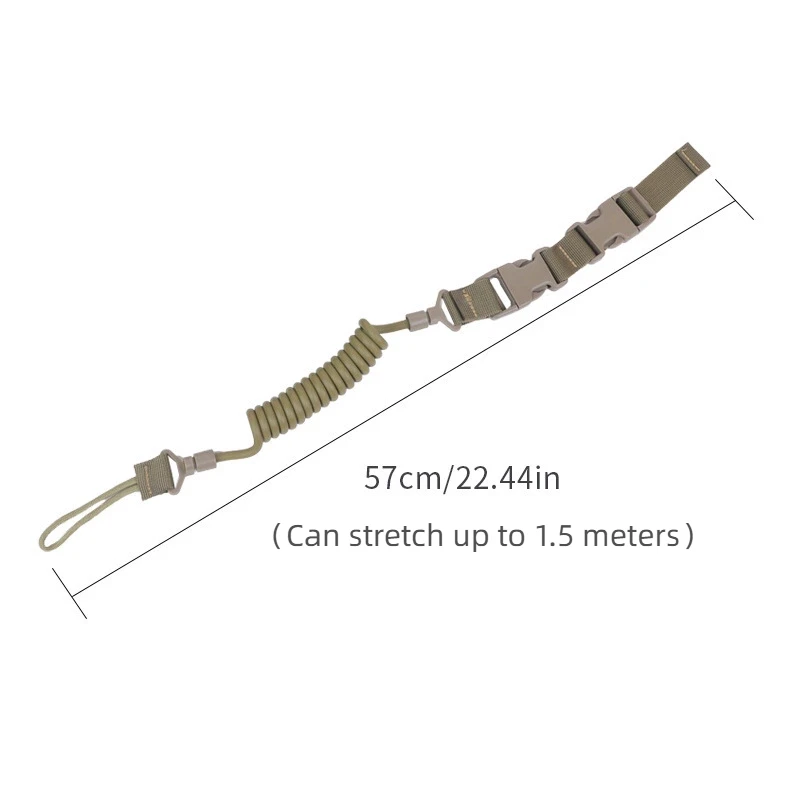 Cordón telescópico para pistola, correa para pistola/pistola de resorte para caza, accesorios de tiro táctico - imagen 4