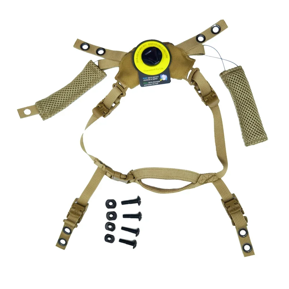 Sistema de suspensión de esfera ajustable, correa para la barbilla, accesorios para casco rápido para MICH para casco Wendy - imagen 2