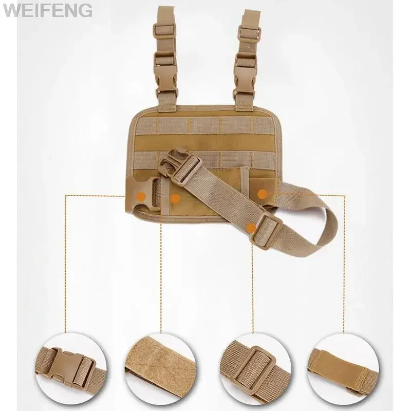 Plataforma táctica de pierna caída para caza, aparejo MOLLE para muslo, paleta de panel, cinturón ajustable, correas para muslo para funda Universal