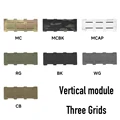 Tres rejillas verticales