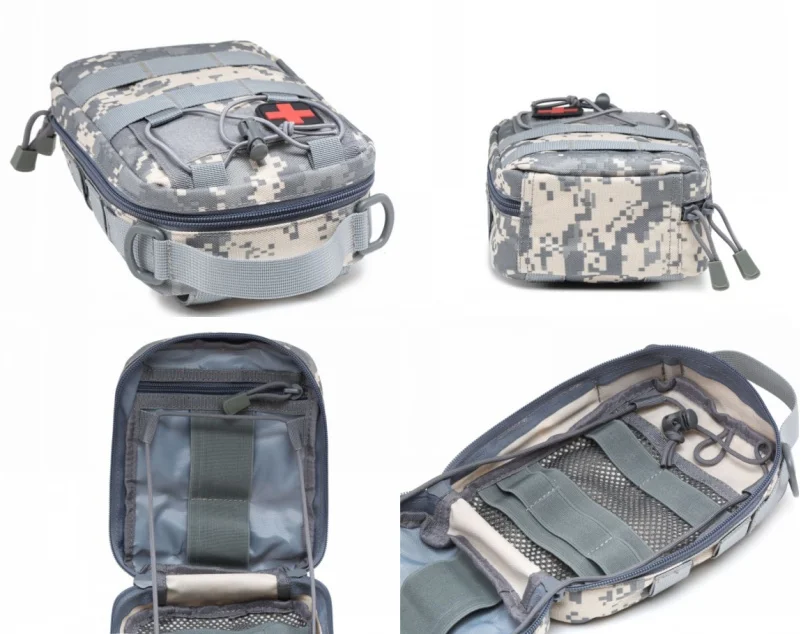 Bolso de hombro táctico para exteriores, bolsa Molle de utilidad EDC, paquete de cintura IFAK EMT, accesorios de caza de primeros auxilios médicos - imagen 2