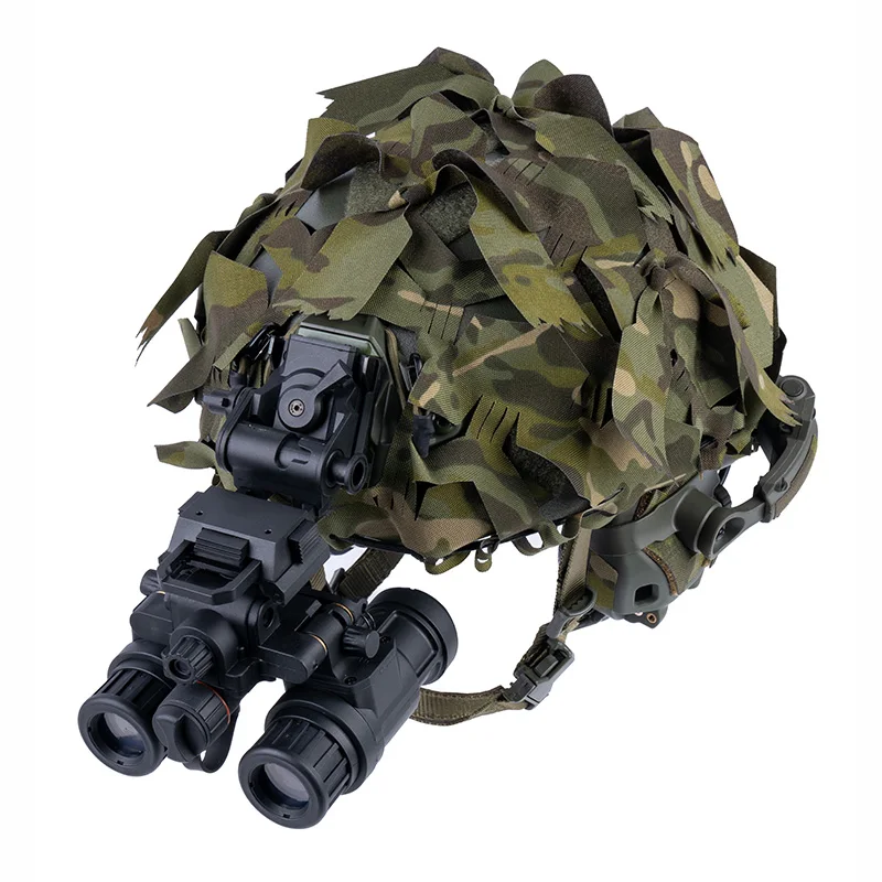 Cubierta táctica para casco al aire libre, accesorios para casco de camuflaje, accesorios de caza, equipo de entrenamiento para Cosplay - imagen 5