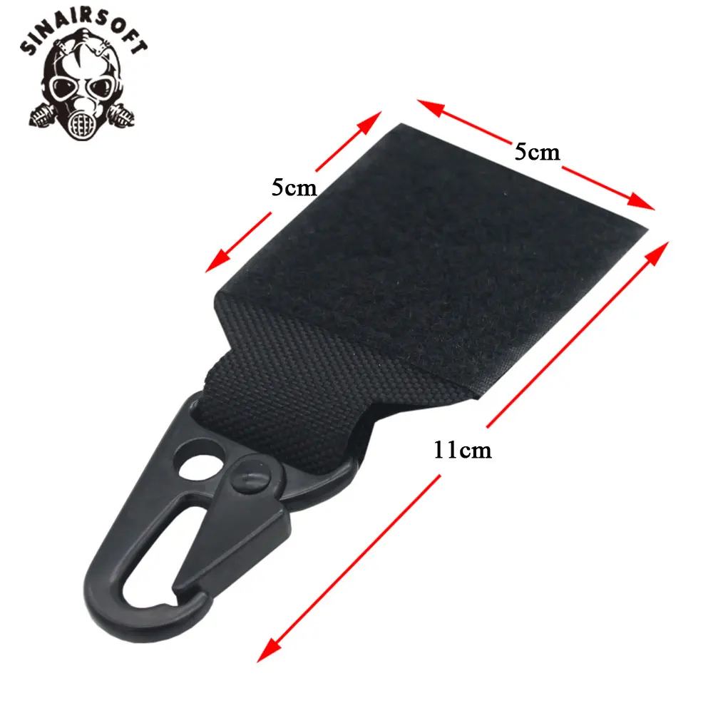 SINAIRSOFT-hebilla colgante de almacenamiento multifuncional, accesorio táctico con bucle de gancho, puede colgar guantes, llaves, cuerda de seguridad, brújula, herramienta pequeña, Etc. - imagen 3