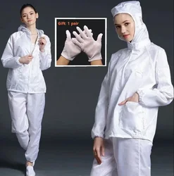 Mono antiestático ESD unisex de trabajo con bolsillos reutilizables