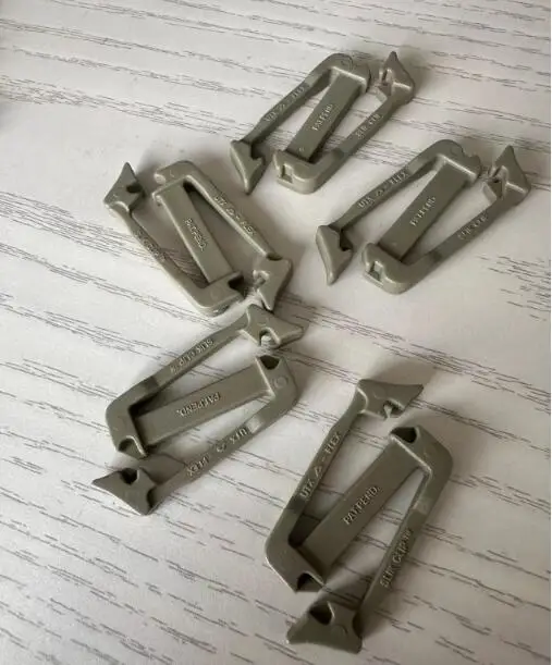 Accesorios de mochila para chaleco deportivo, hebilla japonesa de doble apertura con Clip bidireccional, 5 piezas, 2,5 CM - imagen 4