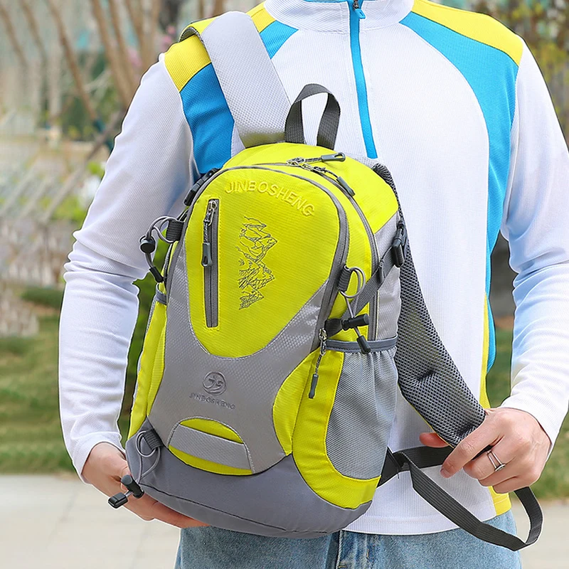 Mochila deportiva para escalada, mochila ligera para senderismo, equipaje para acampar al aire libre, mochila grande de viaje para ordenador, mochila escolar de retazos - imagen 3