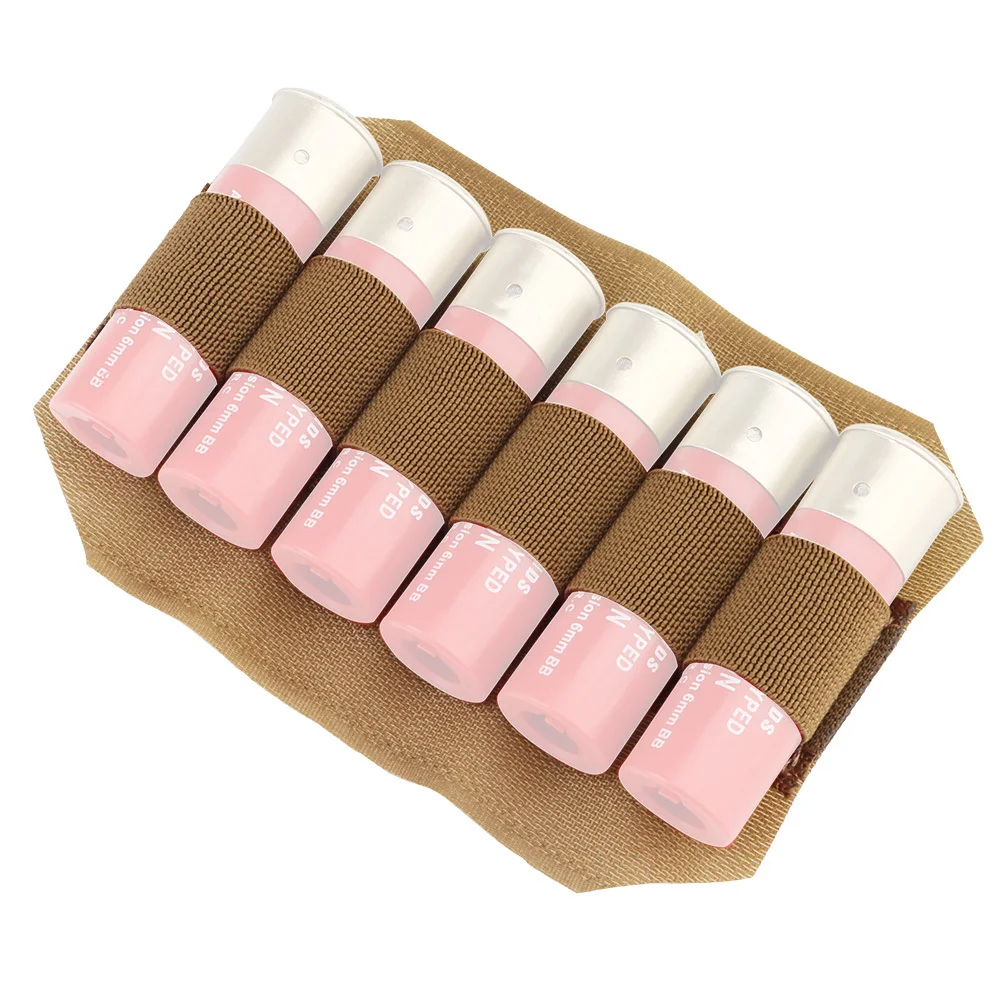 Bolsa táctica de 3 y 6 bucles, chaleco de caza Modular de 6 "X 4", accesorio para carcasas de escopeta, granadas de 40mm, bucles elásticos resistentes - imagen 4