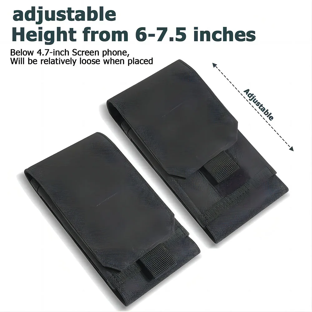 Funda de teléfono Molle para exteriores, bolsa de cintura con cinturón Universal de 5,5 pulgadas, accesorio EDC de nailon para caza - imagen 4