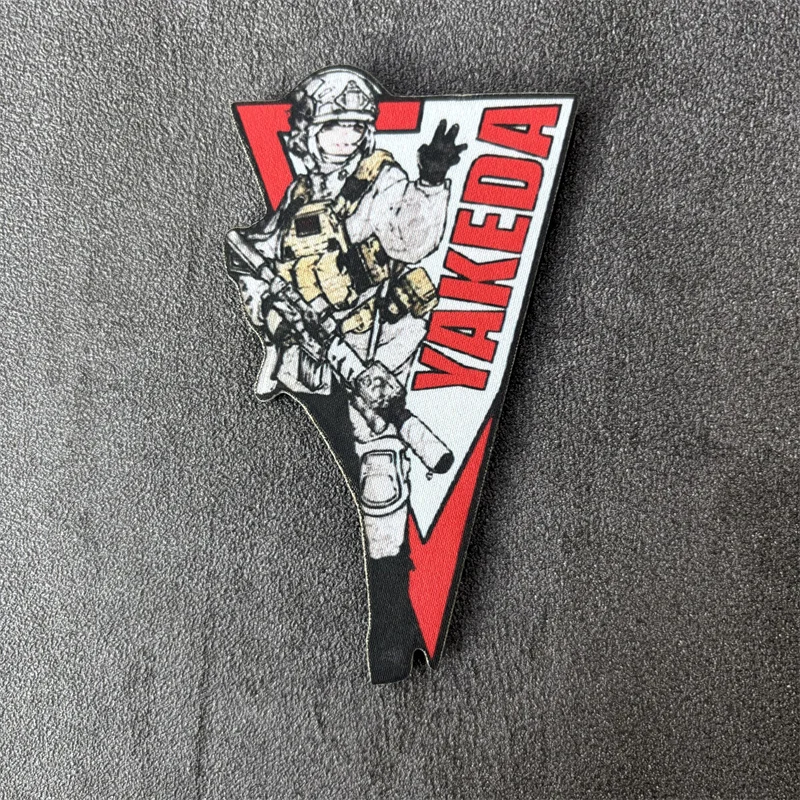 Parche táctico con estampado de Chica de Anime para ropa, insignia de moral militar, parches con gancho, mochila, brazalete, pegatina - imagen 2
