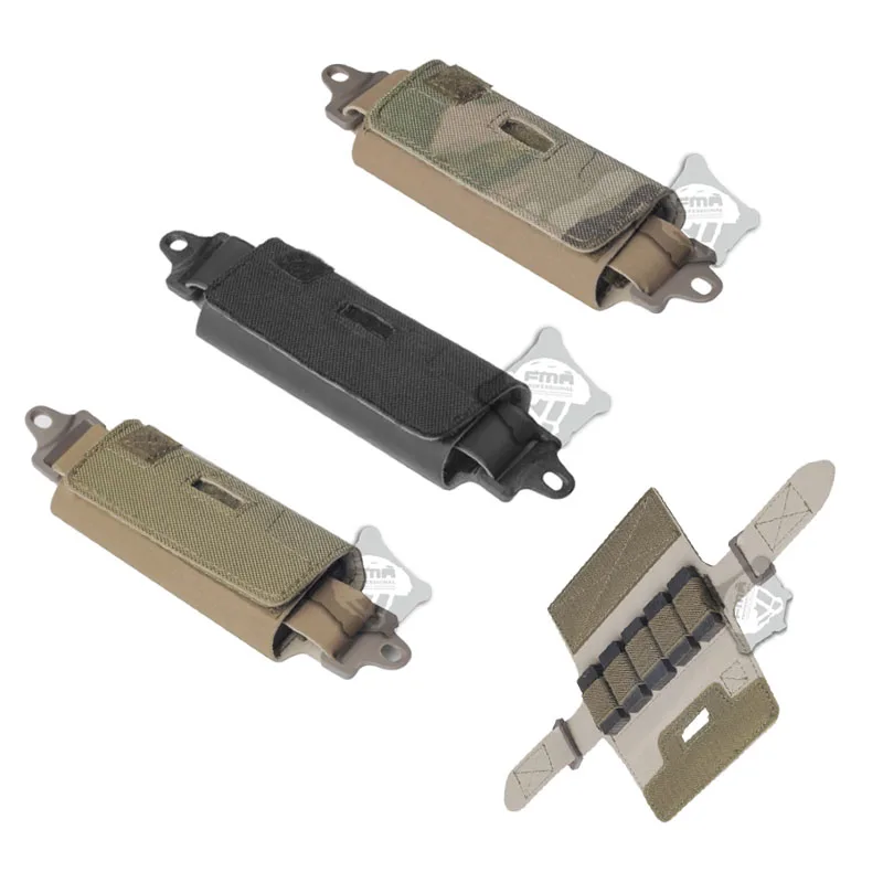 Bolsa de accesorios tácticos FMA, bolsa de contrapeso de riel (con cinco bloques de peso) para casco rápido BJ PJ MH - imagen 2