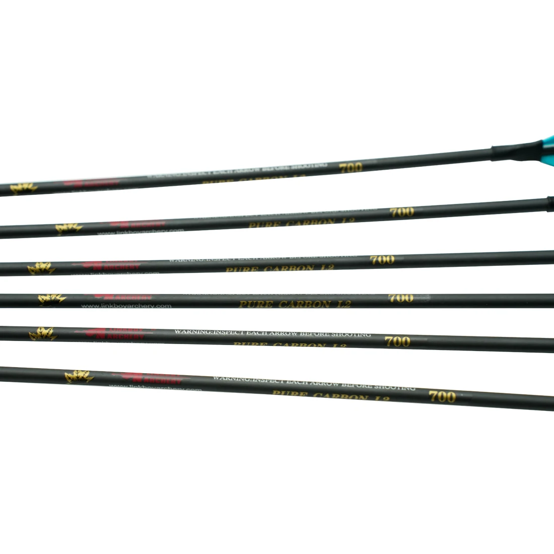 Flechas de carbono puro, accesorios de caza, 12 piezas, id4.2 mm, 100%, columna vertebral, 600 -1800, 32 pulgadas, 4 pulgadas, pluma de pavo, 80gr - imagen 3