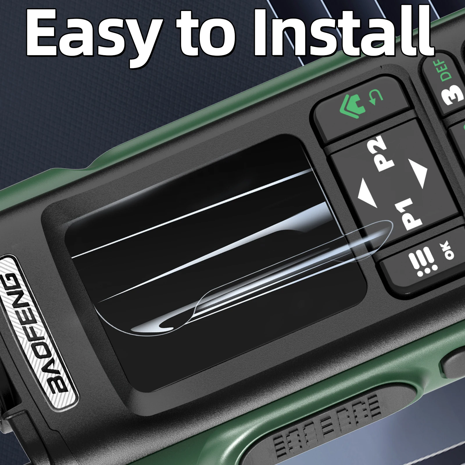 Protector de pantalla Baofeng UV-32 antihuellas autorreparable - imagen 5