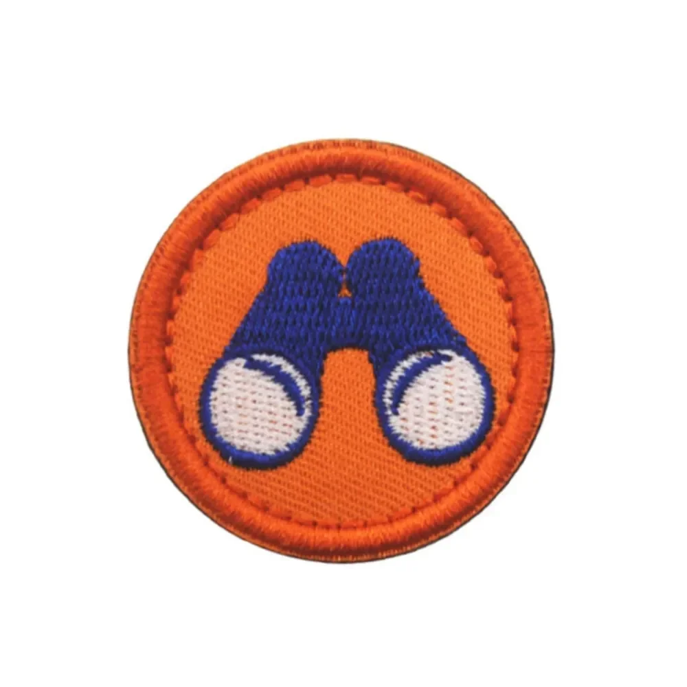 Parche bordado con gancho y bucle, insignias tácticas de moral de explorador americano para niño en mochila, sombrero, parche para ropa de recompensa - imagen 3