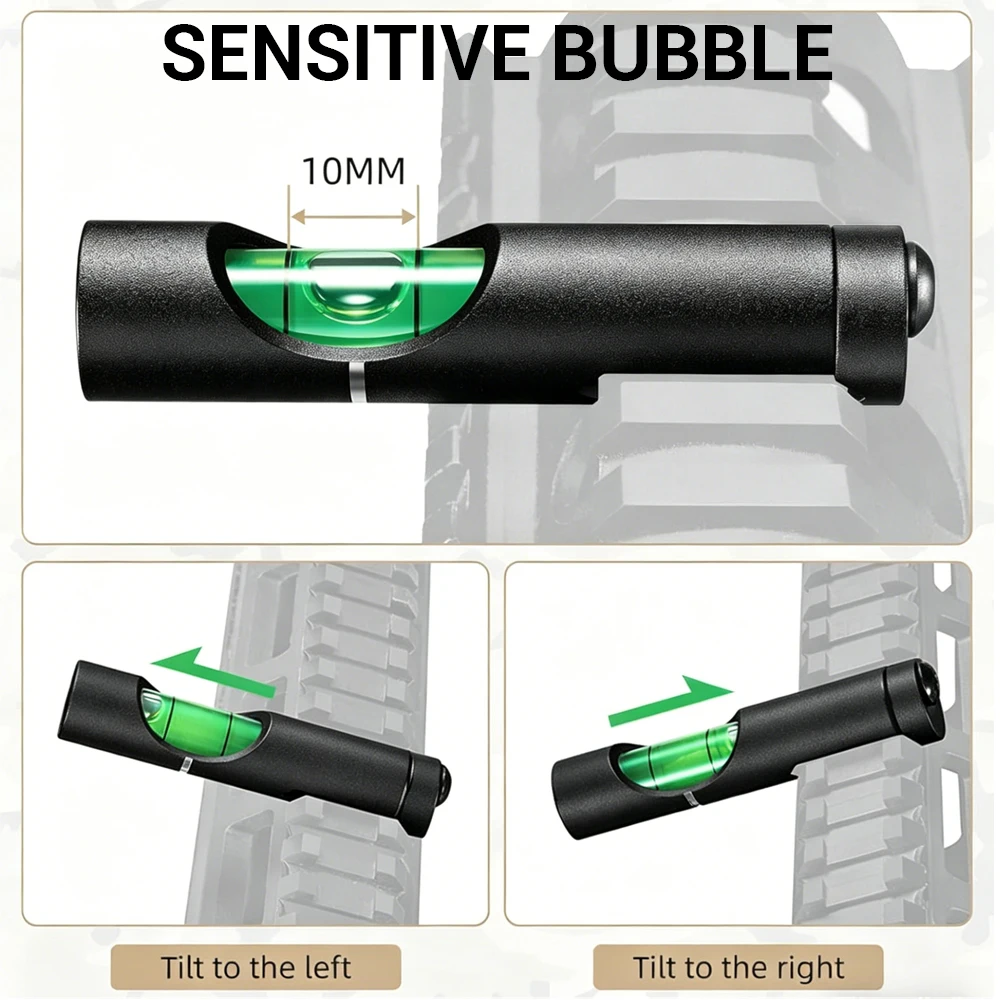 Kit de nivelación de miras magnético con burbuja de precisión - imagen 3