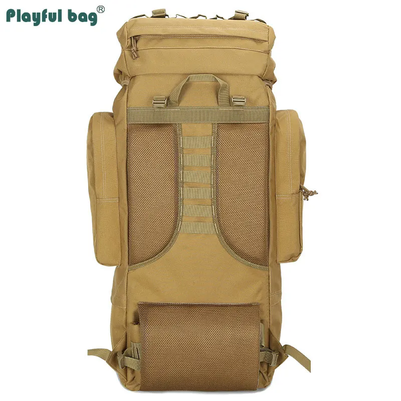 Mochila de senderismo de camuflaje para exteriores, bolsa táctica impermeable de montañismo, gran capacidad, rusa, AVA213, 100l - imagen 5