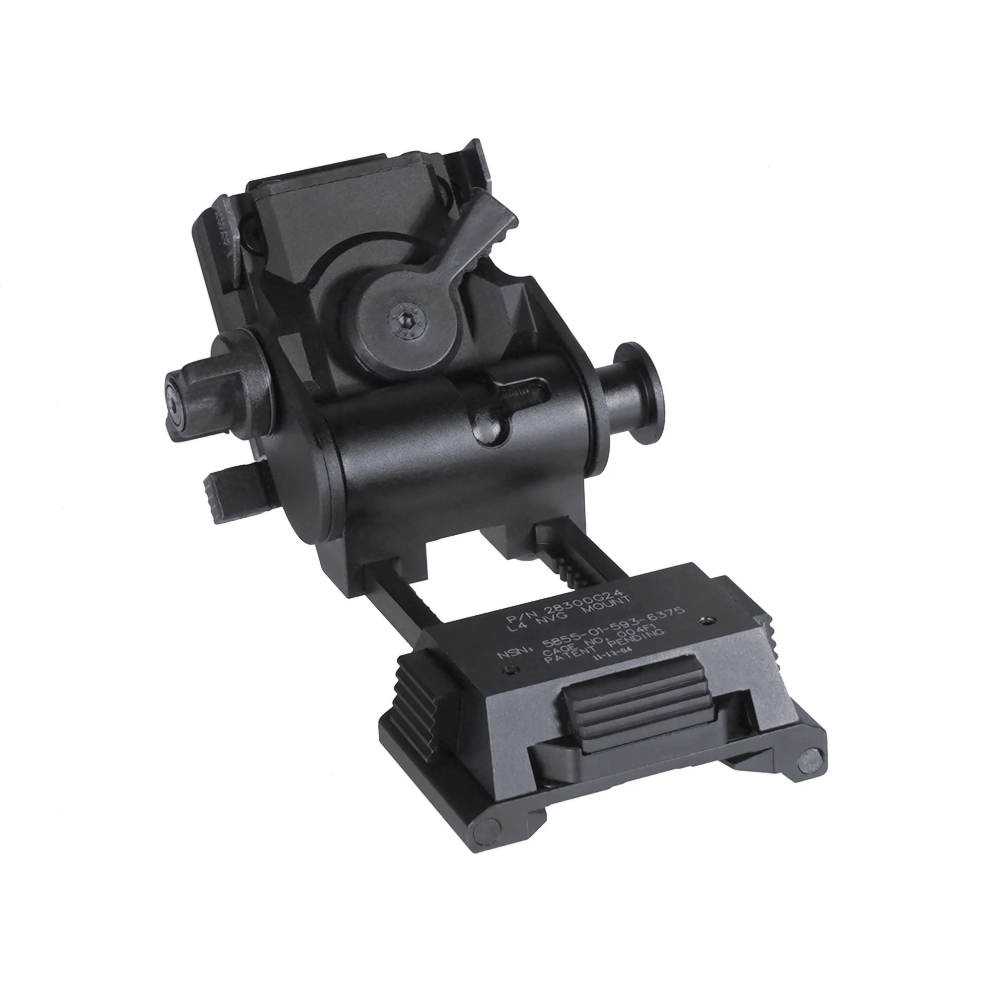 Nuevo soporte para casco táctico L4G24 NVG, versión 2025 anodizada dura con marcas originales, color negro y FDE, en stock - imagen 3