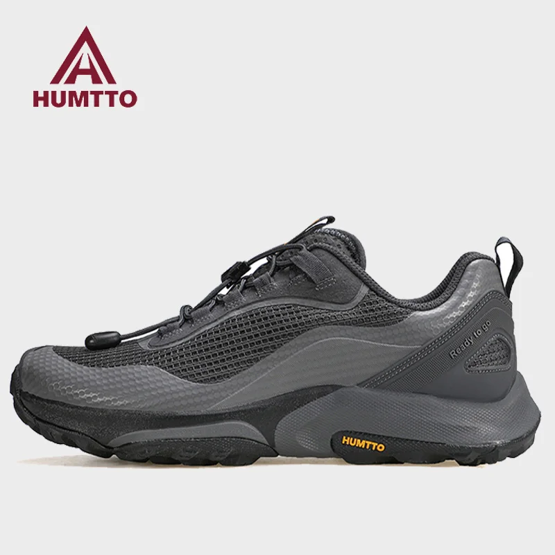 HUMTTO zapatos de senderismo al aire libre, zapatos de trekking antideslizantes para hombre, zapatillas de deporte, zapatos todoterreno ligeros transpirables, zapatos para correr al tobillo para mujer