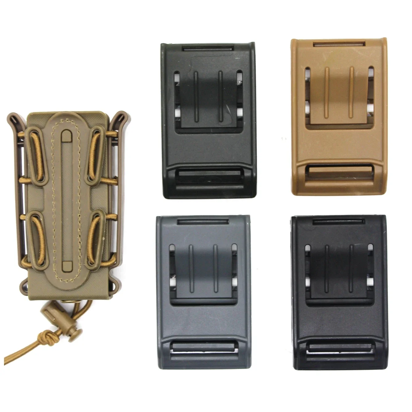 KYDEX-Clip para cinturón táctico, cuchillo para vaina, bolsa para revistas, Clip para funda, abrazadera trasera, accesorios de caza - imagen 2