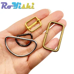 Hebilla D-Ring metálica Tri-Glide ajustable para correas tácticas