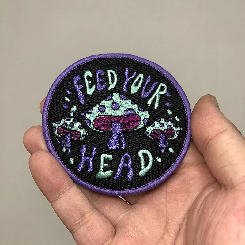 DIY parche bordado de dibujos animados para niños, pegatinas para ropa, letras de payaso para niñas, accesorios de ropa, insignias a rayas, parches para planchar - imagen 3