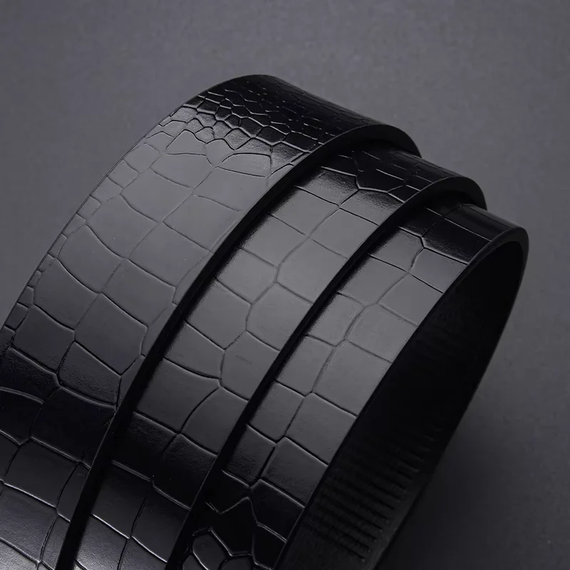 Cinturón táctico de cuero PU con hebilla automática para vaqueros - imagen 5