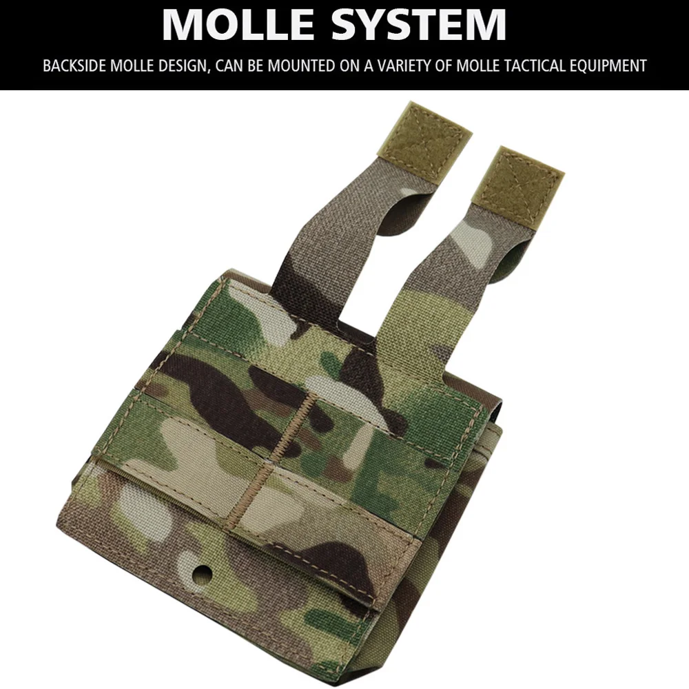 Bolsa táctica Micro multiusos MOLLE, bolsa de almacenamiento de herramientas EDC, cinturón de cintura para acampar, caza al aire libre - imagen 4