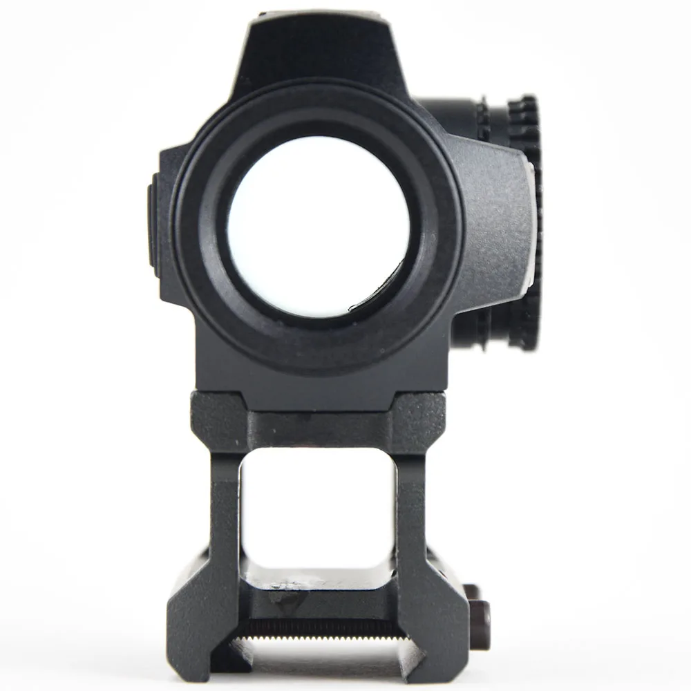 Combo de lupa óptica de punto rojo táctico con Base elevada de alta baja QD, abatible rápido - imagen 4