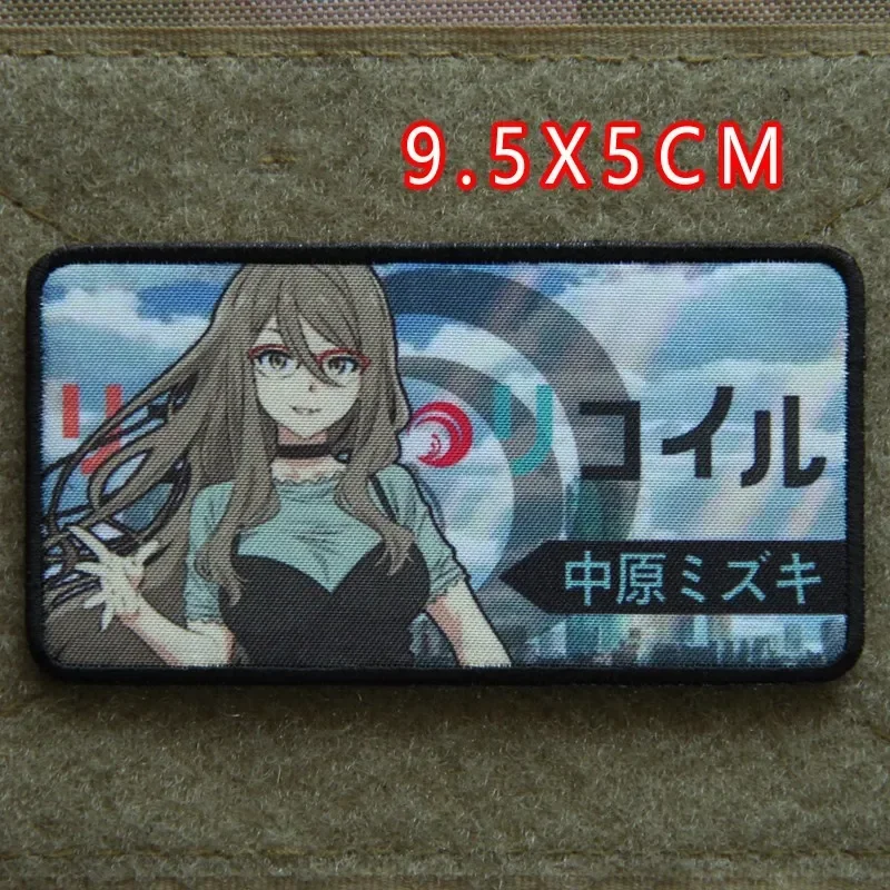 Parches de velcro con estampado de Anime japonés, accesorios de dibujos animados, decoración de brazalete para ropa y mochila - imagen 5