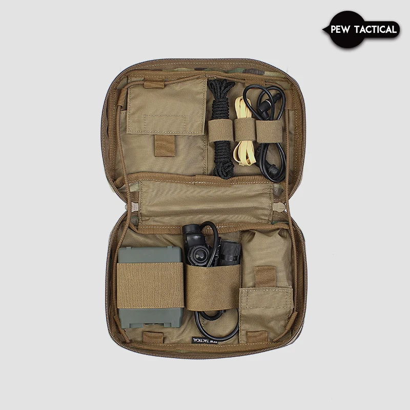 PEW TACTICAL caza táctica EDC "HousekeeperPouch" Molle bolsa Airsoft accesorio alambre almacenamiento paquete Camo bolsa de artículos diversos - imagen 4