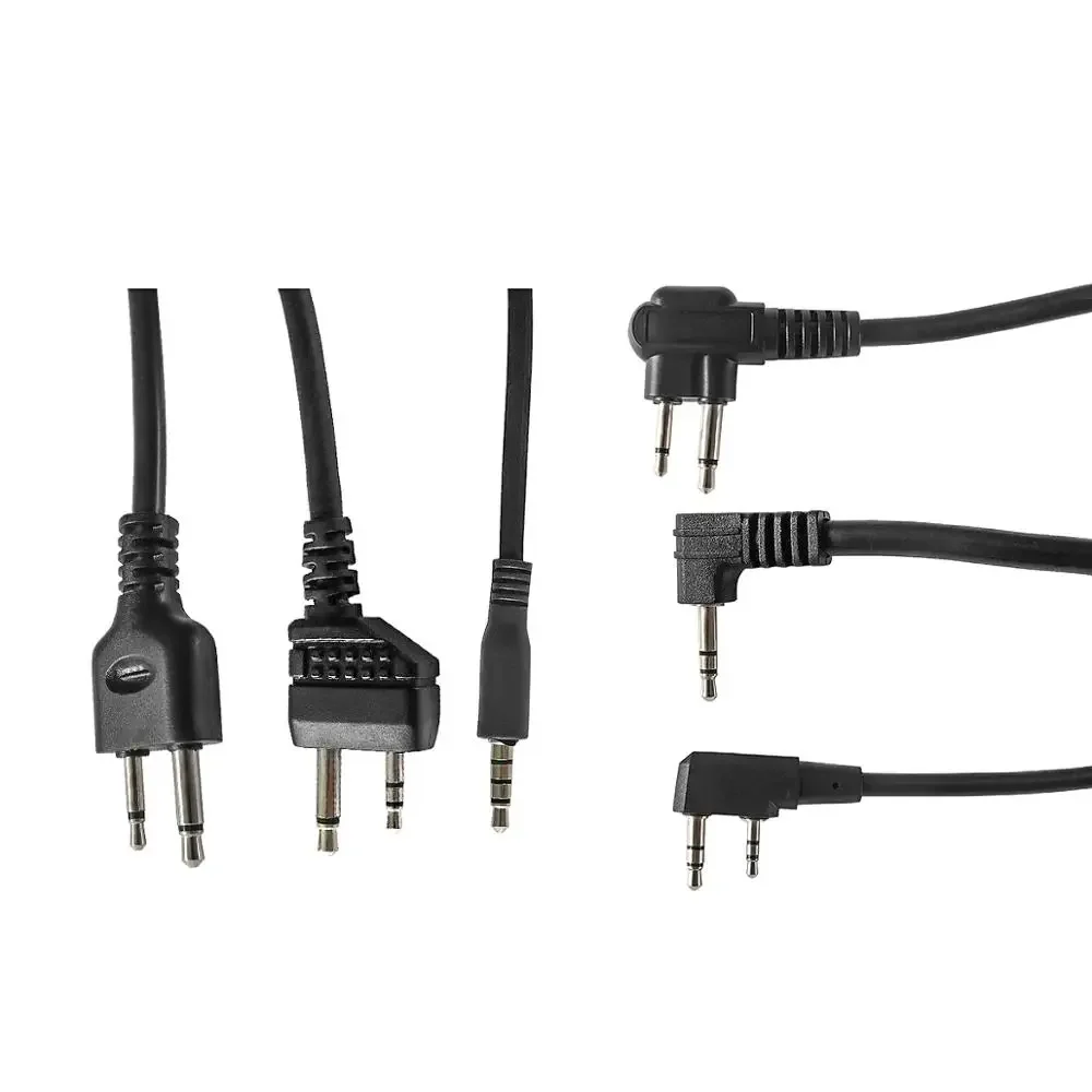 Accesorios para auriculares tácticos TAC-SKY, adaptador U94 Ptt, botón de construcción para radio airsoft, walkie-talkie, auriculares de tiro - imagen 3