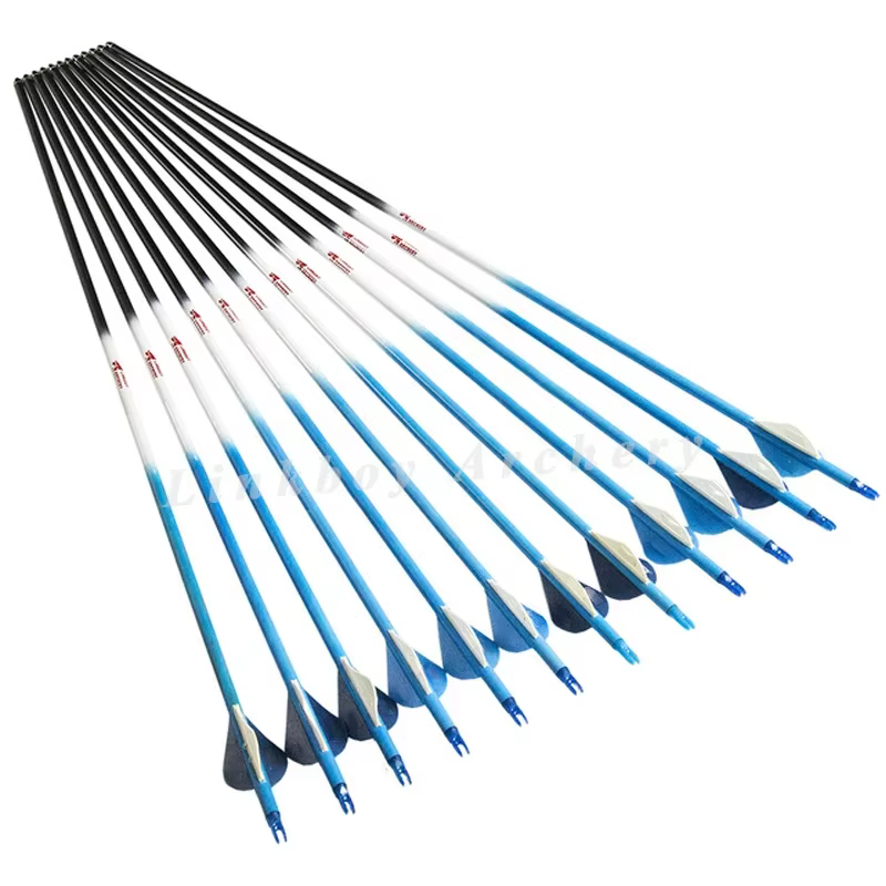 Linkboy flechas carbono 2″ arco compuesto y tradicional caza