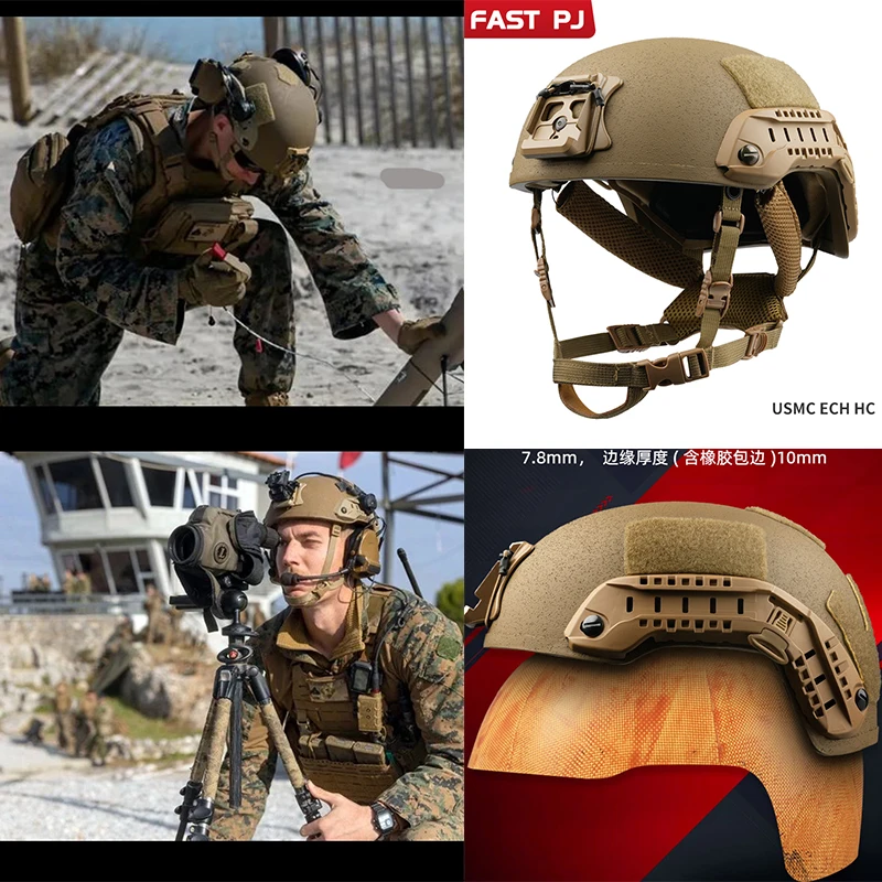 Casco táctico MICH2001 casco protector ECH casco versión de acción de aramida de corte alto - imagen 2