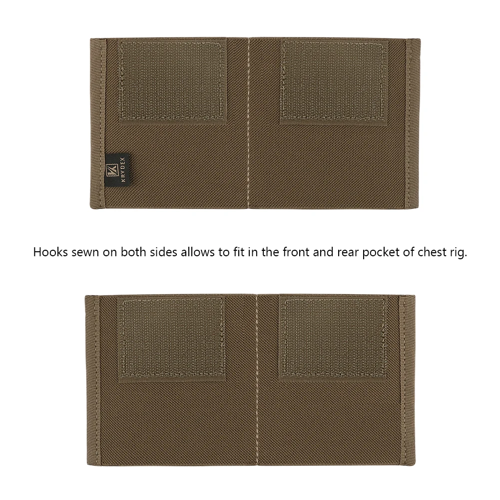 KRYDEX elástico doble 7,62 bolsa de inserción de revista estilo Spiritus soporte magnético para chaleco táctico MK3 MK4 aparejo de pecho - imagen 2