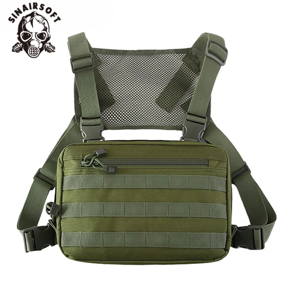 Riñonera táctica multifuncional, bolso bandolera impermeable para exteriores, chaleco de hombro, mochila para caza, senderismo EDC - imagen 4