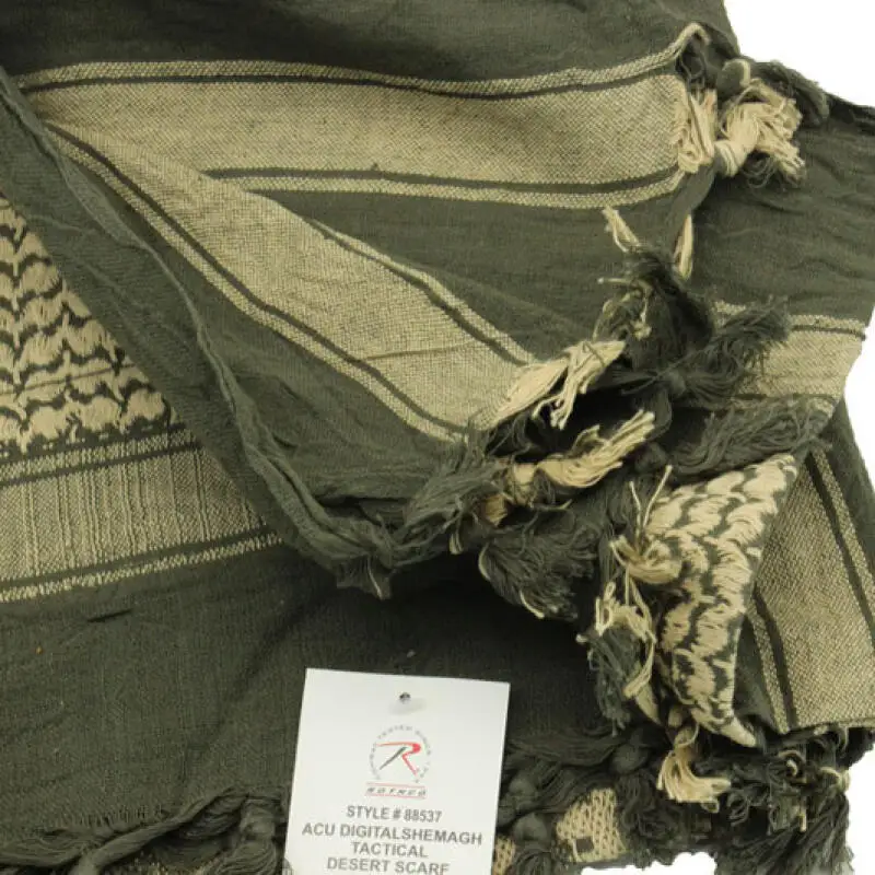 Bufanda táctica Polaina para el cuello ACU de dos tonos de servicio pesado - imagen 4