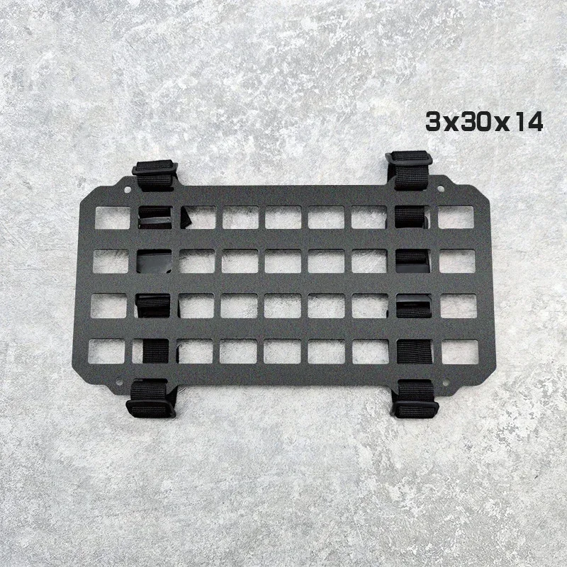 Organizador de visera táctica para coche, Panel Molle de plástico ABS, accesorios interiores, paquete Molle, herramienta EDC, Panel de coche - imagen 4