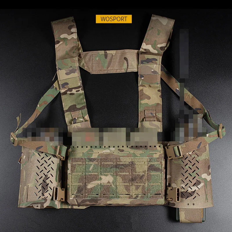 Bolsa táctica para walkie-talkie MK2, accesorio para chaleco de caza, bolsa lateral para aparejo de pecho, 7,62, 5,56 - imagen 4