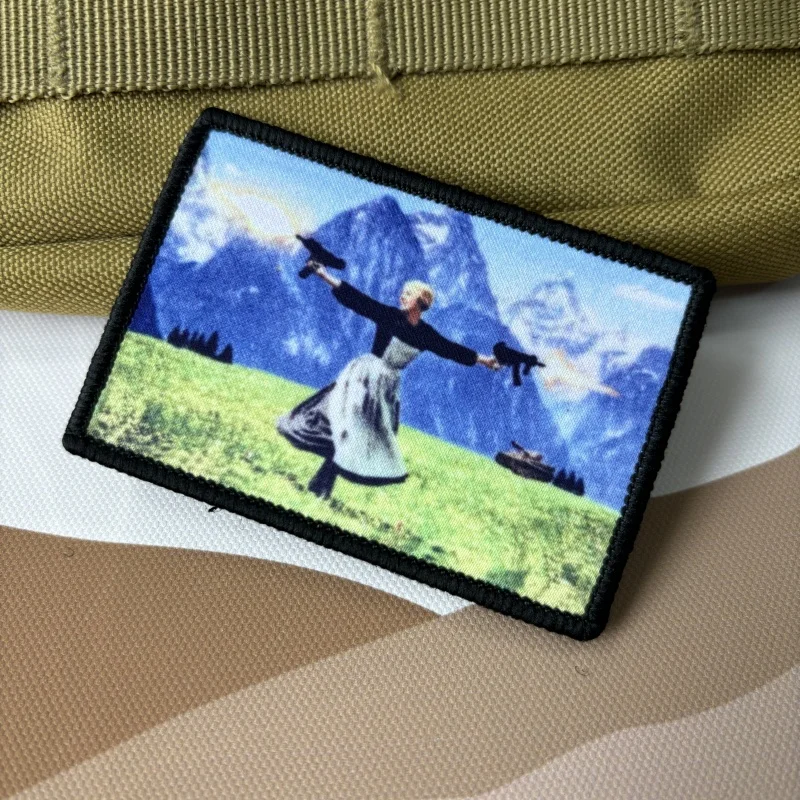 AK47 parches tácticos de moral de pistola, parche impreso de gancho y bucle, insignia militar de Snipers de belleza, brazalete, pegatinas de mochila - imagen 2
