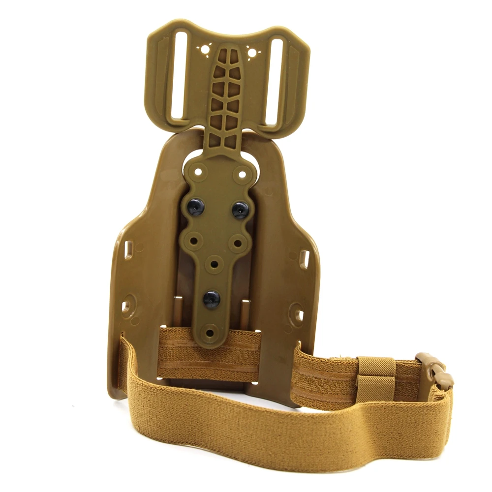 Fundas con plataforma, plataforma de pierna caída, universales, Panel de fundas para pierna caída, accesorio de caza para GL 17 19 M9 Colt 1911, accesorios - imagen 5