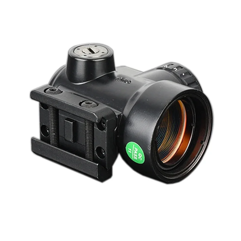 Instrumento óptico de puntería de tiro ajustable, telescopio táctico de punto rojo y verde, reflejo - imagen 4