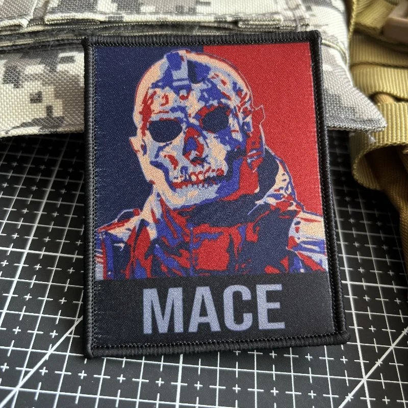 Insignia de moral de Mace de personaje de juego, parches tácticos de Call of Duty, parche militar con estampado de gancho y bucle, pegatinas de mochila, apliques - imagen 5