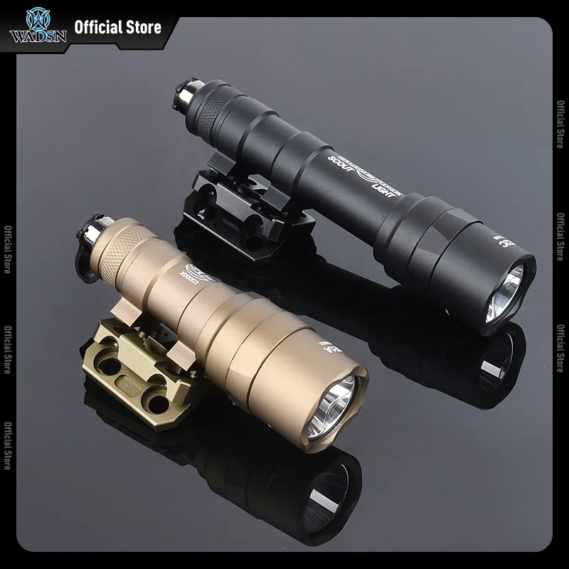 WADSN Surefir SF M600U M300C M600 linterna luz blanca Metal M-LOK Base Keymod ajuste 20mm carril caza arma Scout Accesorios - imagen 4