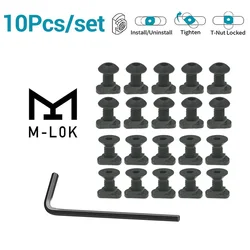 Tuercas M-LOK para rail Picatinny de guardamanos – accesorios montaje