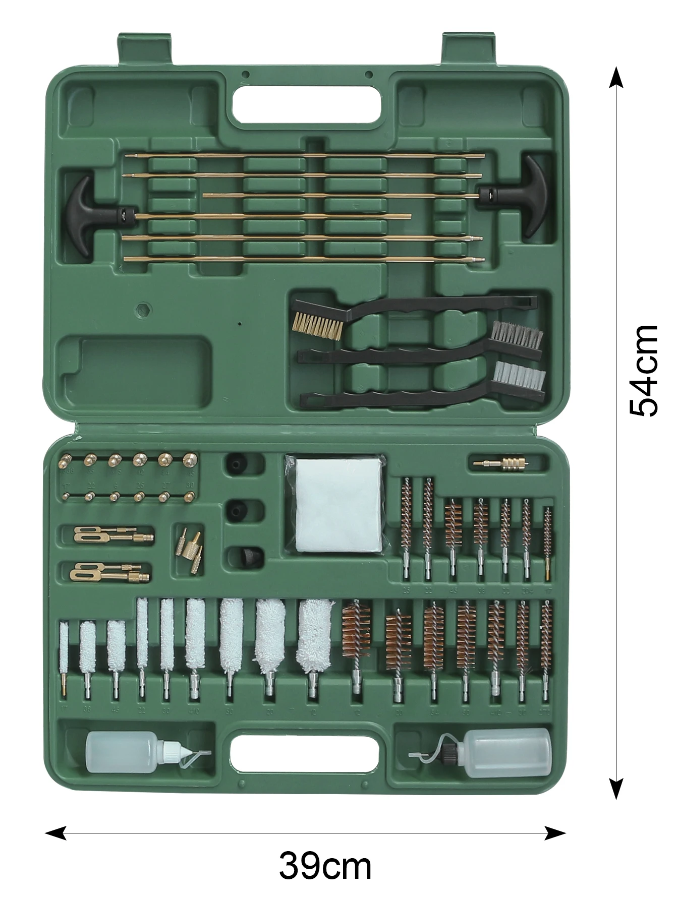 Kit de limpieza de pistola Universal táctico con lata de aceite, cepillo limpiador de pistola para Rifle, herramienta profesional de limpieza de armas de fuego para pistola de caza - imagen 3