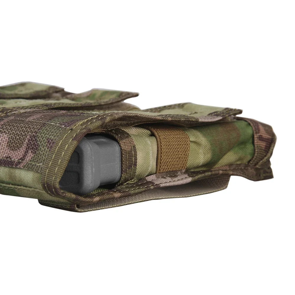 Emersongear, bolsa táctica con solapa Triple para revistas, bolsa de almacenamiento expuesta, Molle, caza, Airsoft, senderismo, combate, nailon EM6365