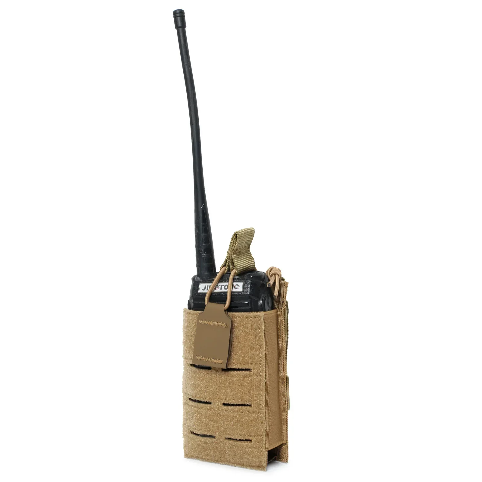 Bolsa táctica para revistas de 5,56mm M4 M16 AR15 AK Molle, soporte magnético cortado con láser, bolsa Universal para walkie-talkie, bolsa para Radio de caza - imagen 5