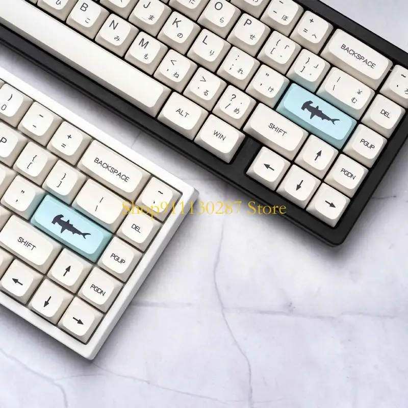 J1HC 135 teclas/juego XDA perfil sal Keycap PBT tinte sublimación para teclas 6.25U para teclado mecánico DIY 60 96 - imagen 3