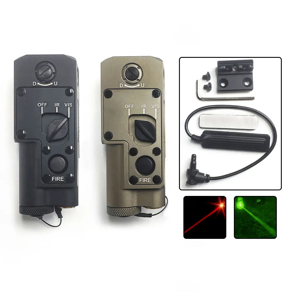 SOTAC GEAR CQBL-1 Visor láser verde rojo e IR para carril Picatinny - imagen 3